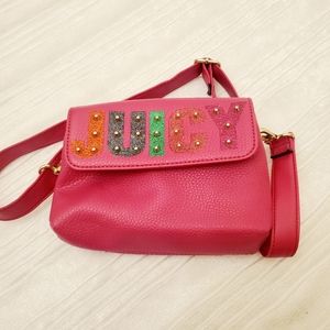 Juicy Couture Rock Candy Berry Pink Crossbody Bag